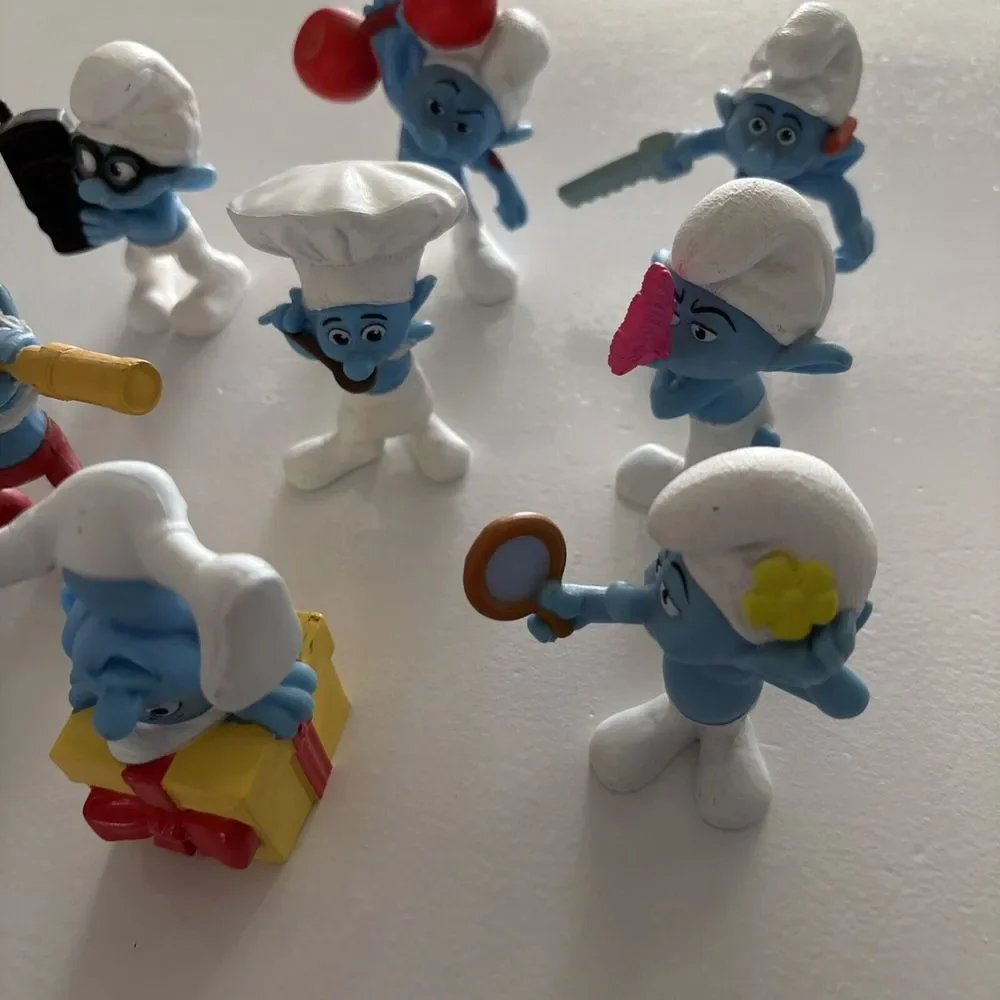 Vintage Smurf Figurines‎ Lot of 11 McDonald's 2011 3